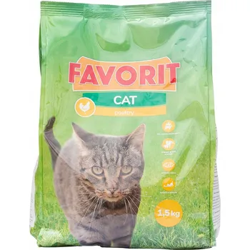 Krmivo pro kočku Favorit krmivo krmivo pro kuře 1,5 kg