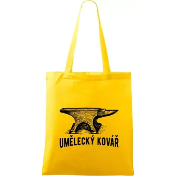 Umělecký kovář - Taška bavlněná - 42 x 38 cm ( Žlutá )