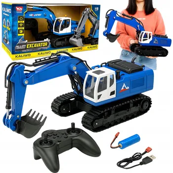 autíčko Koparka Zdalnie Sterowana Na Pilota Akumulátor pro děti jako Dárek