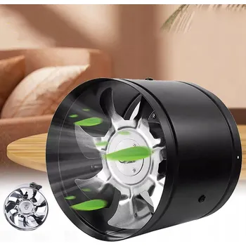 Domácí ventilátor PRŮMYSLOVÝ POTRUBNÍ VENTILÁTOR PRO HORKÝ VZDUCH 150 mm, VÝKONNÝ