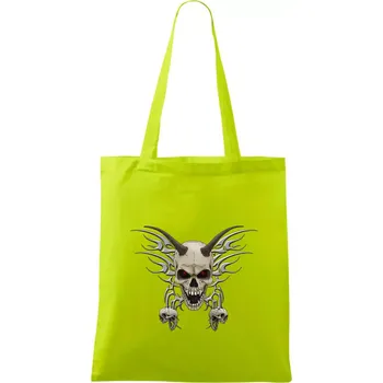 Metal devil (Hana-creative) - Taška bavlněná - 42 x 38 cm ( Limetková )