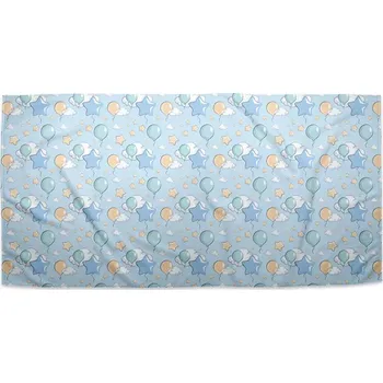 Ručník Sablio Ručník Balónky a hvězdy - 70x140 cm