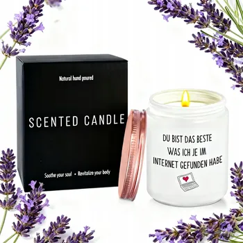 Svíčka VONNÁ SVÍČKA LEVANDULE V Plechovce Vosk 200 g