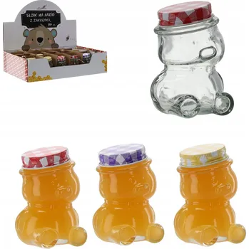 Zavařovací sklenice ZAVAŘOVACÍ SKLENICE MEDVÍDEK SE ŠROUBOVACÍM UZÁVĚREM 80 ML