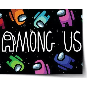 Plakát Sablio Plakát AMONG US Levitující ve vesmíru - 60x40 cm
