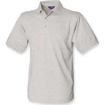 Pánská košile Henbury Pánské polo triko H400 Heather Grey 3XL