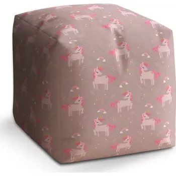 Taburet Sablio Taburet Cube Pony: 40x40x40 cm