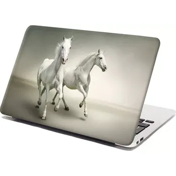 samolepka Sablio Samolepka na notebook Dva bílí koně - 29x20 cm