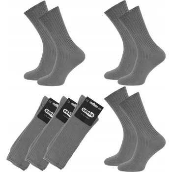 Pánské ponožky Sokko Ponožky Ponožky Beztlakové Vysoké šedé velikost 45-47