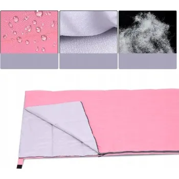 Spacák LETNÍ TURISTICKÝ SPACÁK SE ZIPEM 190x95 - TEPLÝ, LEHKÝ, CESTOVNÍ