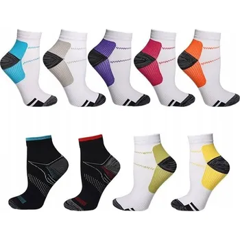 9 X PONOŽKY BĚŽECKÉ PONOŽKY 9 BAREV, VĚTRANÉ, ZESÍLENÉ, S/M