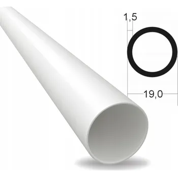 Zábradlí Ocelová trubka fi 19 výplň do zábradlí Harfa 240cm bílá