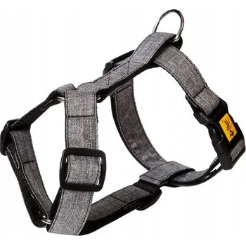 Postroj pro psa Dingo Postroj Guard dvoupásový Scandi 3 cm velikost L šedý