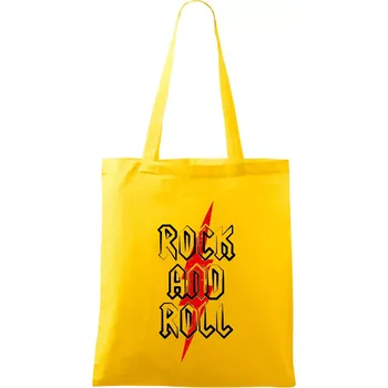 Rock and Roll blesk - Taška bavlněná - 42 x 38 cm ( Žlutá )