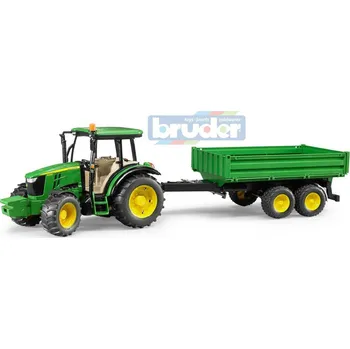 BRUDER 02108 (2108) Traktor John Deere 5115M set s valníkem model 1:16 plast | AS84