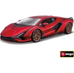 Bburago Lamborghini Sián FKP 37 1:18 červená