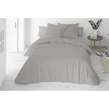 Povlečení Povlečení ze směsi bavlny a lnu šedá, 160 x 200 cm, 2 ks 70 x 80 cm