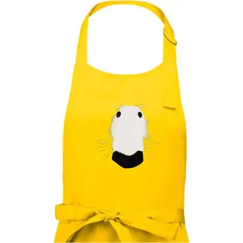 Kuchyňská zástěra Barzoj čumák (Moňas) - Pánská zástěra na vaření - Univerzální velikost ( Žlutá )