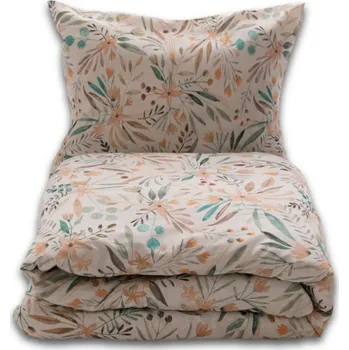 Povlečení Povlečení ze směsi bavlny a lnu Louka, 220 x 200 cm, 2 ks 70 x 80 cm