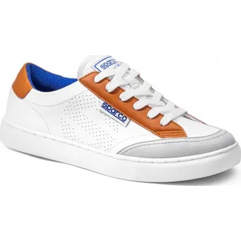Pánské tenisky SPARCO Boty Sparco S-Time – nové barvy white and orange 40
