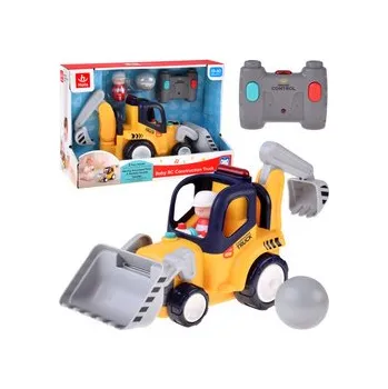 autíčko Dálkově ovládané stavební auto BAGR-BULDOZER Zvuk + světla ZA5669 univerzální
