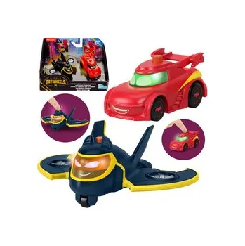 Sada autíček DC BATWHEELS Vozidla se světly Batwing Redbird ZA6046 univerzální