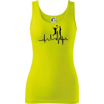 Dámské tričko EKG volejbalisti muži - Dámské tílko - L ( Limetková )