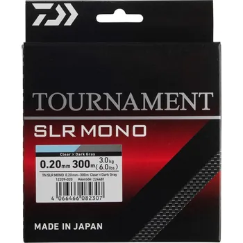 Daiwa Vlasec Tournament SLR Mono Grey 300 m - 0,23 mm 4,5 kg