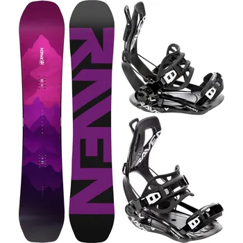 Snowboard RAVEN Snowboard set Raven Destiny + vázání Raven FT360 144cm FIALOVÁ|RŮŽOVÁ|ČERNÁ 2023