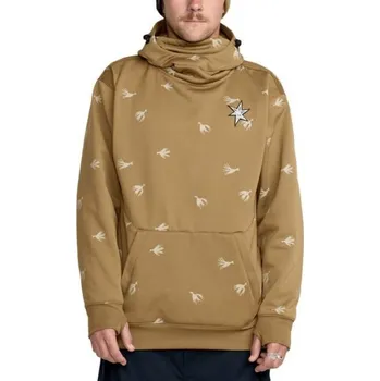 Pánská móda Mikina Volcom Hydro Riding Hoodie Bronze XXL