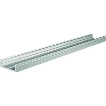LED páska LIGHT IMPRESSIONS AU-01-15 plochý U-profil pro 15 - 16,3 mm LED pásek matná stříbrná - LIGHT IMPRESSIONS IMPR 970061