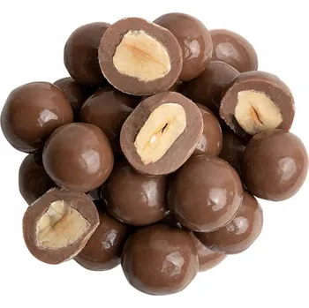 Lískové ořechy v belgické mléčné čokoládě 250 g
