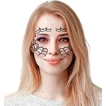 Karnevalový doplněk Widmann - Ozdoba obličeje pavouk pro ženy -