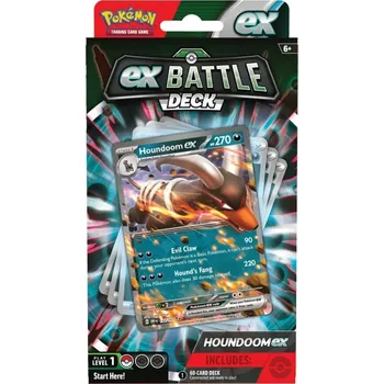 Sběratelská karetní hra EX BOJOVNÍ PALUB HOUNDOOM EX KARTY