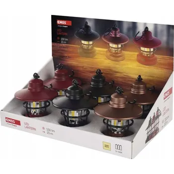 Bodové svítidlo Bateriová LED lampa Emos 3 W černá s držákem a možností postavení