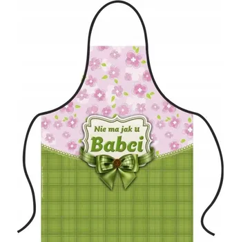 Kuchyňská zástěra Zástěra Den babiček Mašle U babičky je nejlíp