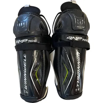 Hokejový chránič holeně WinnWell Hokejové chrániče holení Winnwell AMP 700 - použité zboží 14''.