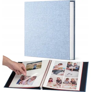 Fotoalbum FOTOALBUM 40 STRAN SAMOLEPICÍ 28X27 CM LINEN PREMIUM SCRAPBOOK