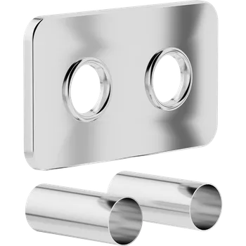 Mexen Uni-Term S sada maskovací dvojitá k radiátoru, chrom - W910-000-01 Příslušenství radiátorů