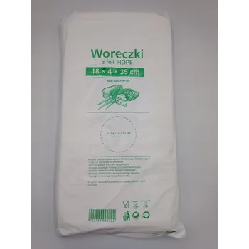 Sáček na potraviny Fóliové sáčky HDPE 35x18 cm, balení 800 ks