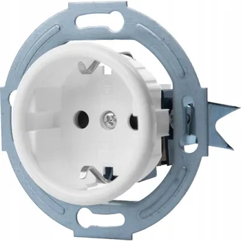 Elektrická zásuvka Připojovací zásuvka JLM bez rámečku bílá