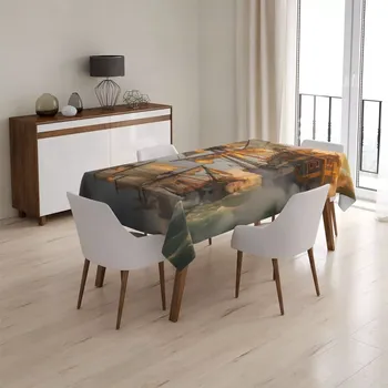 ubrus Sablio Ubrus Plachetnice ve vlnách - 90x90 cm