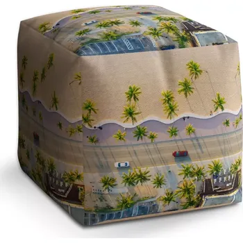 Taburet Sablio Taburet Cube Pobřeží: 40x40x40 cm