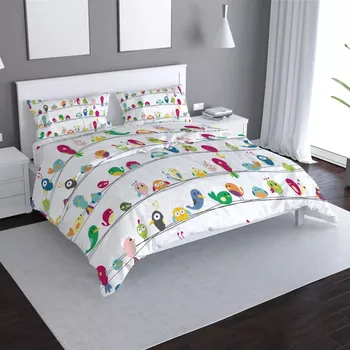 Povlečení Sablio Povlečení Ptáčci - 140x220 / 90x70