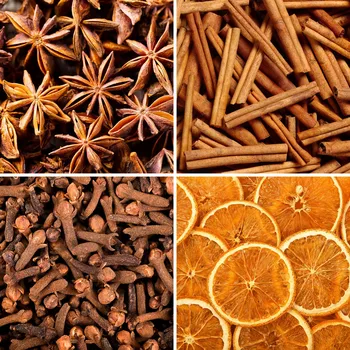 Dárková sada koření 250g skořice pomeranč badyán na svařené víno