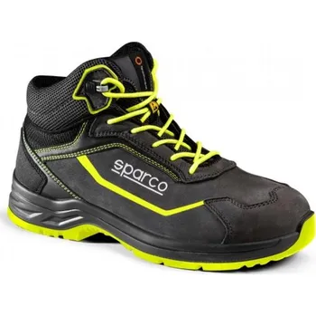 Pracovní obuv SPARCO Pracovní boty Sparco Indy-H Nubuk ESD S3S SR FO LG grey and yellow 37