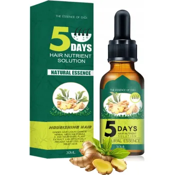 Vlasová regenerace 30 ml Zázvorový olej pro růst vlasů Vyživující