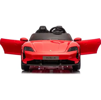 Dětské elektrovozidlo Dětské elektrické autíčko PORSCHE Taycan Turbo S – červené