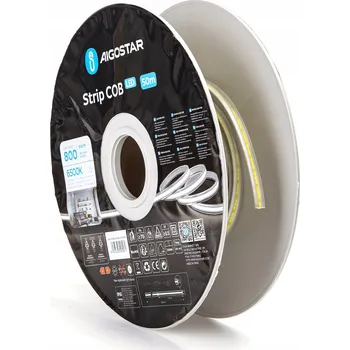 LED páska LED COB pásek 230V BÍLÁ STUDENÁ 800lm/1m 6500K