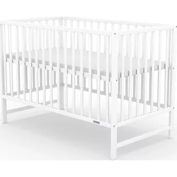 Dětská postýlka Dětská postýlka New Baby Basic se stahovací bočnicí – bílá